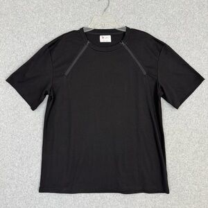 Comfy Chemo Men Large Chemotherapy Port Access Shirt Zipper Front Short Sleeves